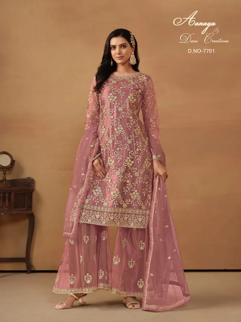Aanaya Vol 177 Sharara Wedding Salwar Suits Wholesale Market In Surat With Price